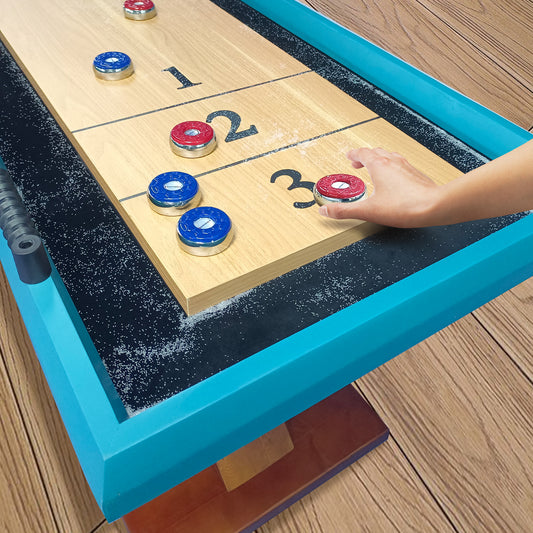 Shuffleboard Table, Deigsned with Curved Base