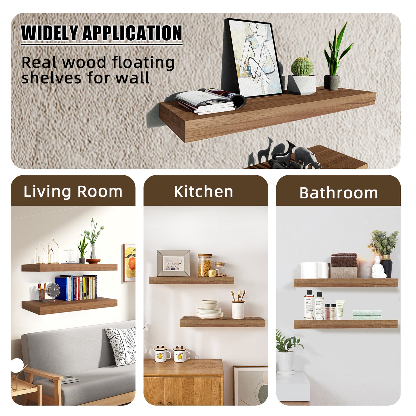 24 Inch Floating Shelves