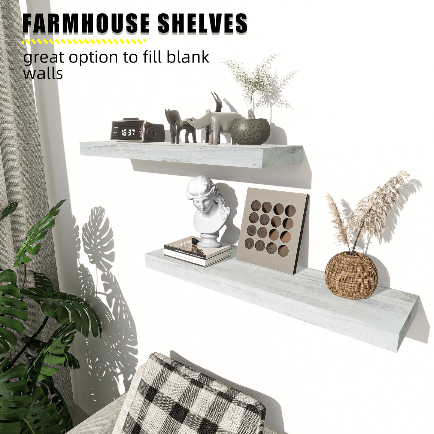 24 Inch Floating Shelves
