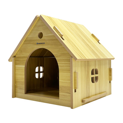 Wooden kennel