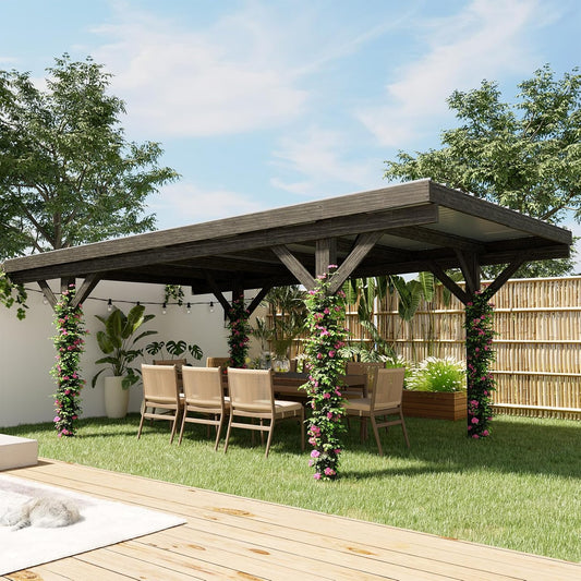 Beneouya 17' x 12' Wooden Gazebo