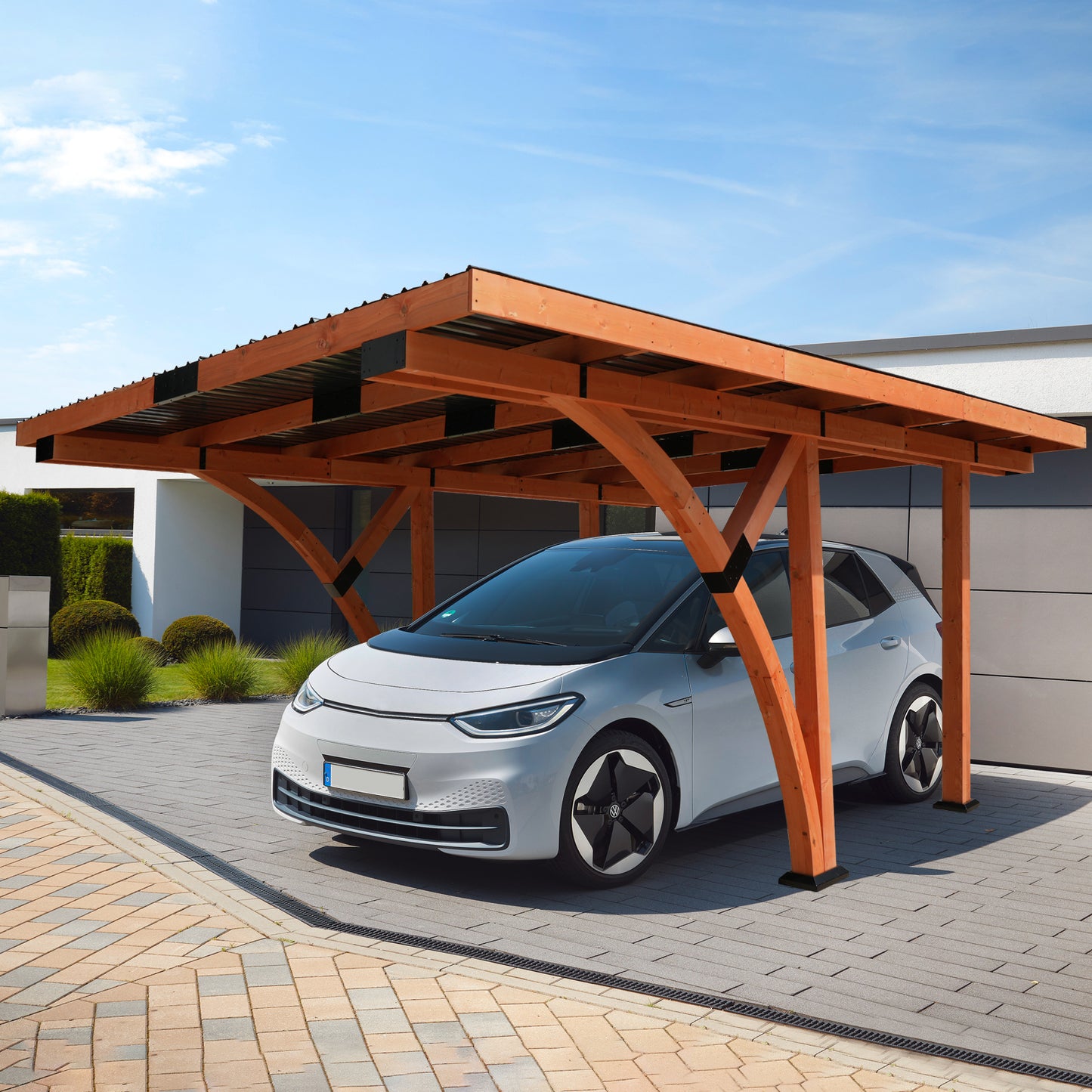 Wood Heavy Duty Carport Garage