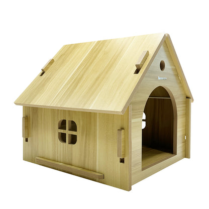 Wooden kennel