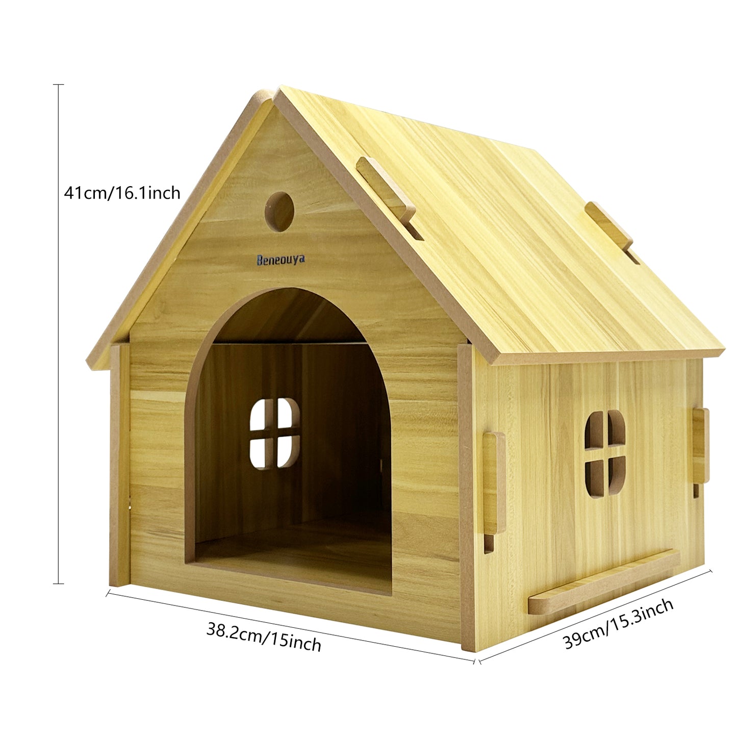 Wooden kennel