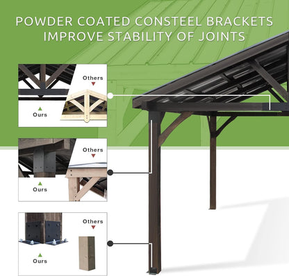 Beneouya 14' x 12' Hardtop Gazebo