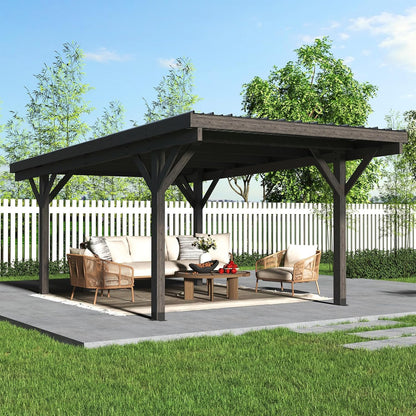 Beneouya 17' x 12' Wooden Gazebo