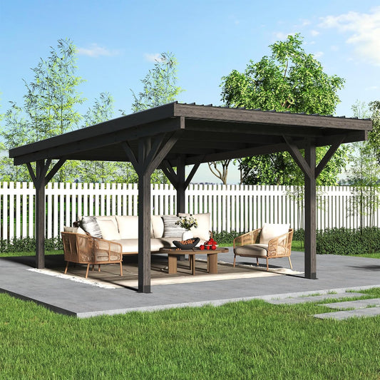 Beneouya 17' x 12' Wooden Gazebo
